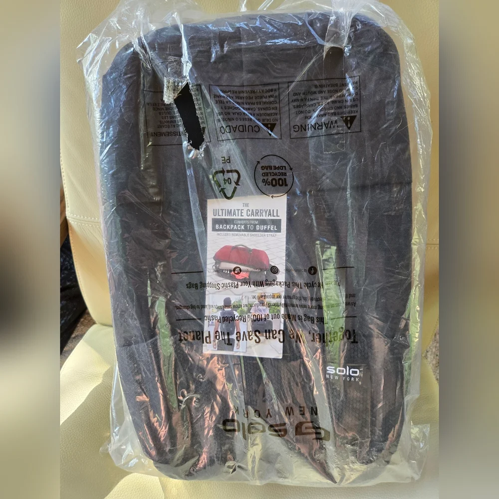NWT Solo All-Star Backpack Duffel